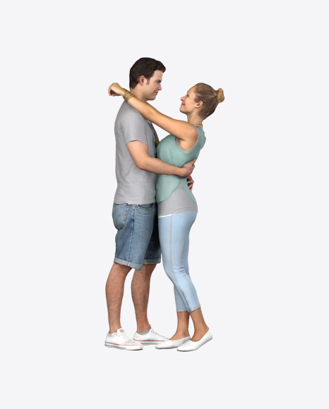 Young Couple PNG