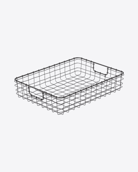 Wire File Basket PNG