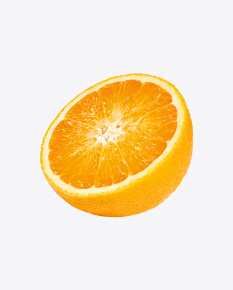 Half of Orange PNG