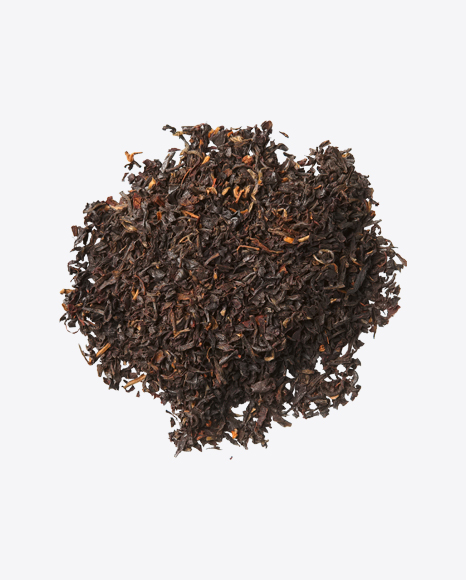 Black Tea Pile PNG