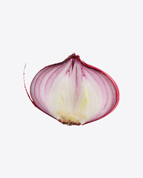Half of Red Onion PNG