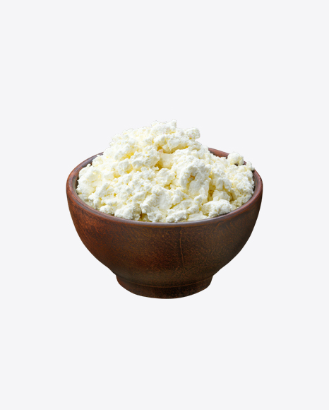 Quark in Wooden Bowl PNG