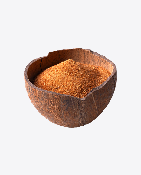Coconut Sugar in Coconut Shell PNG