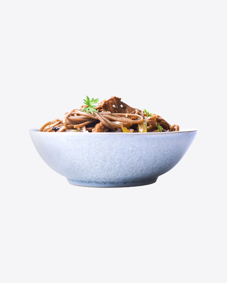 Soba Noodles w/ Meat