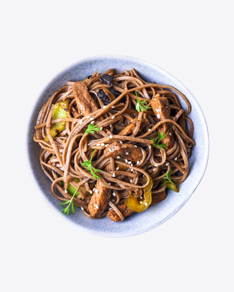 Soba Noodles w/ Meat