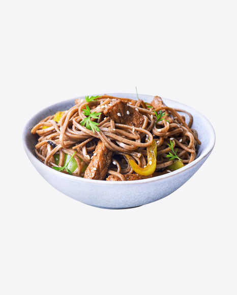 Soba Noodles w/ Meat