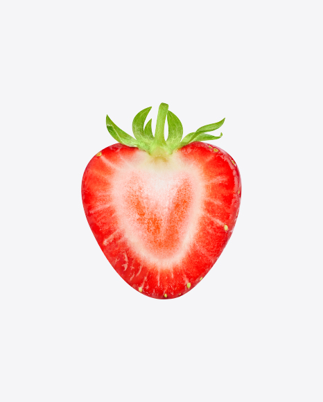 Half of Strawberry PNG