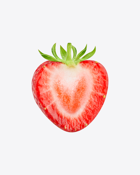 Half of Strawberry PNG