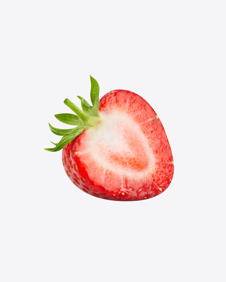 Half of Strawberry PNG