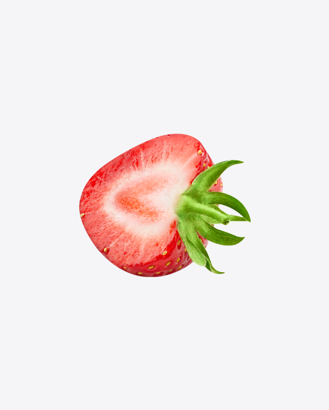 Half of Strawberry PNG