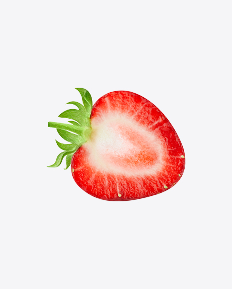 Half of Strawberry PNG