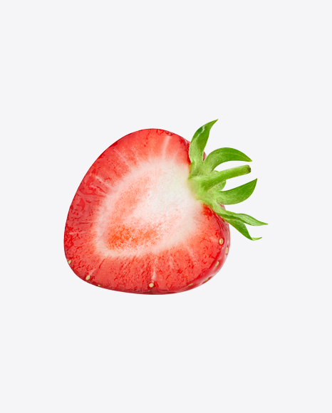 Half of Strawberry PNG