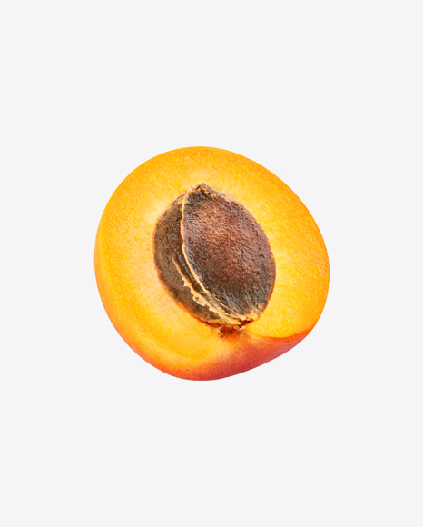 Half of Armenian Plum w/ Seed PNG