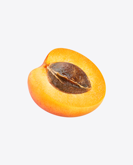 Half of Armenian Plum w/ Seed PNG