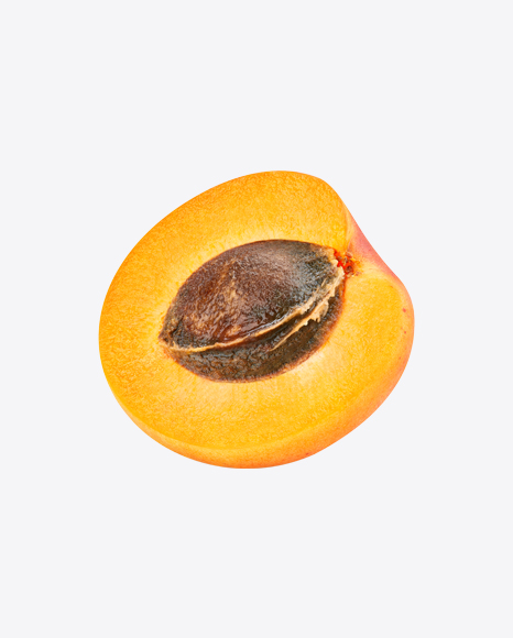 Half of Armenian Plum w/ Seed PNG