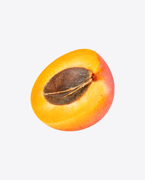 Half of Armenian Plum w/ Seed PNG