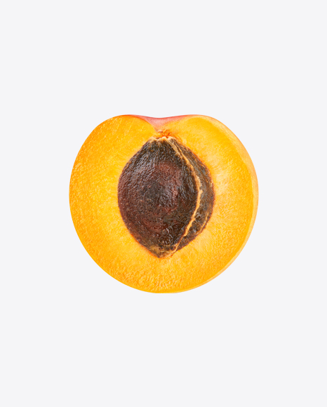 Half of Armenian Plum w/ Seed PNG