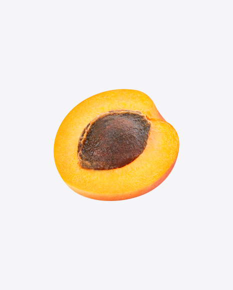 Half of Armenian Plum w/ Seed PNG