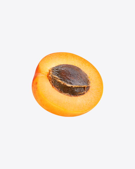 Half of Armenian Plum w/ Seed PNG