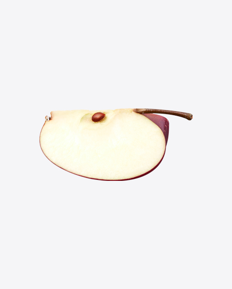 Slice of Red Apple PNG