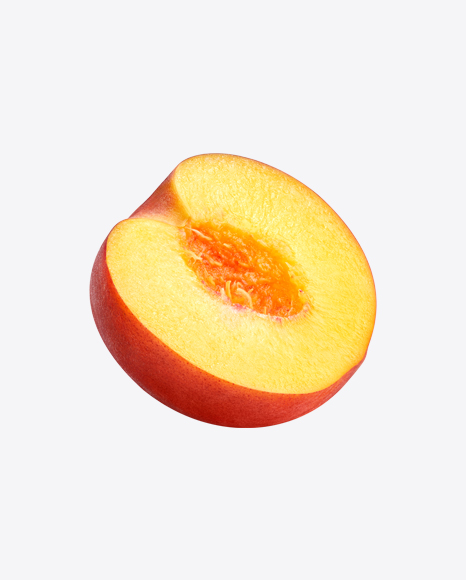 Half of Nectarine PNG