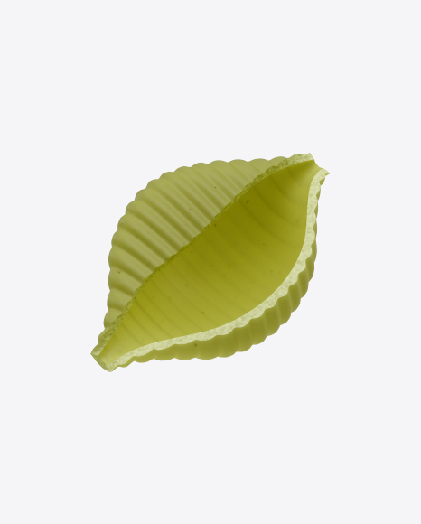 Green Conchiglie Rigate Pasta