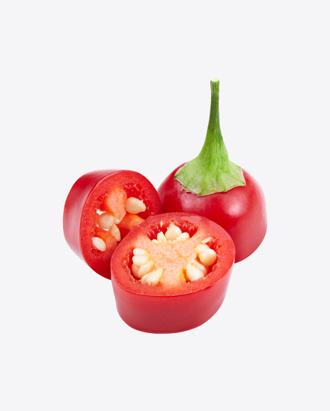 Red Chili Pepper Slices PNG