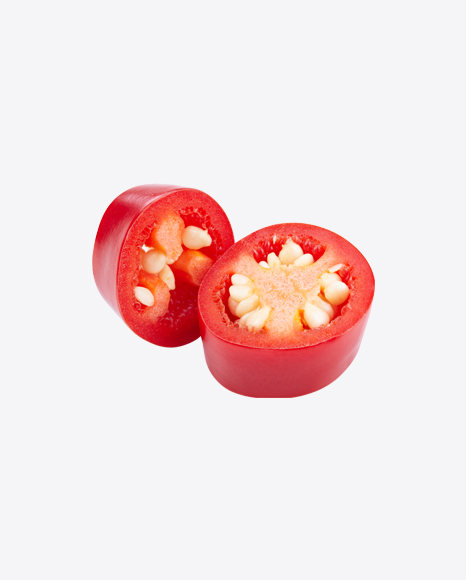 Red Chili Pepper Slices PNG