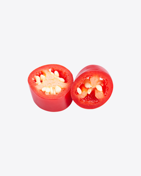 Red Chili Pepper Slices PNG