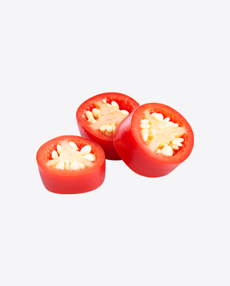 Red Chili Pepper Slices