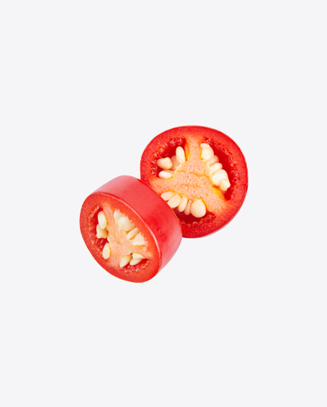 Red Chili Pepper Slices PNG