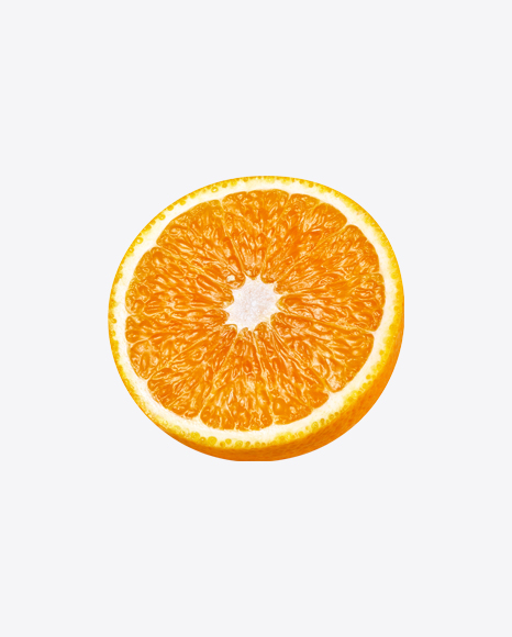 Half of Orange PNG