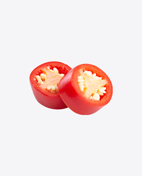 Red Chili Pepper Slices PNG