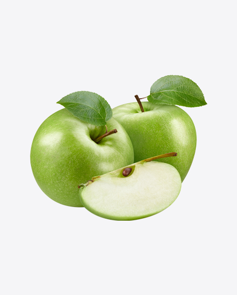 Green Apples Set PNG