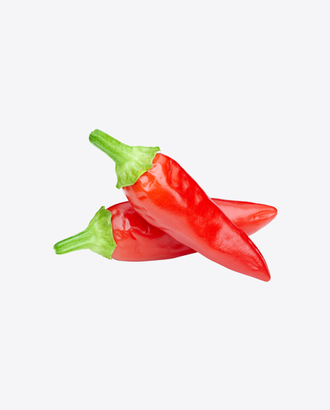Red Chili Peppers w/ Slices PNG