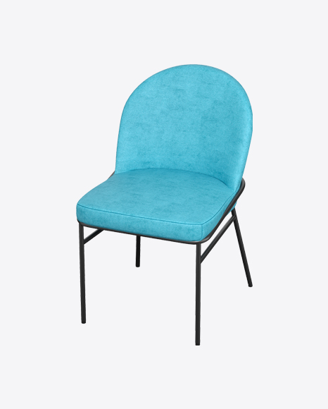 Blue Velvet Chair