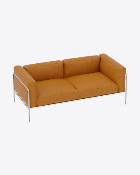 Brown Leather Sofa