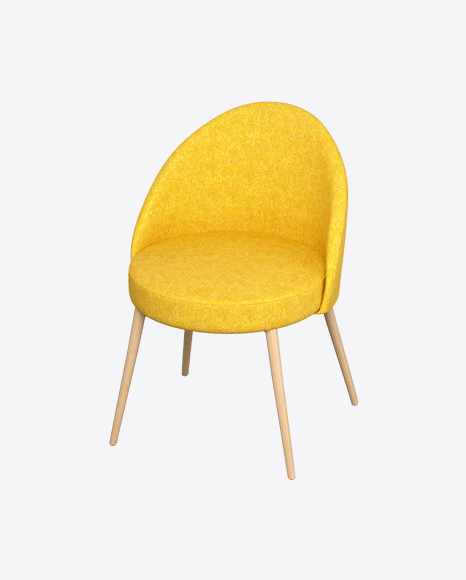 Yellow Fabric Chair