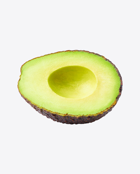 Half of Avocado Hass PNG