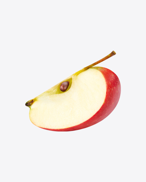 Slice of Red Apple PNG