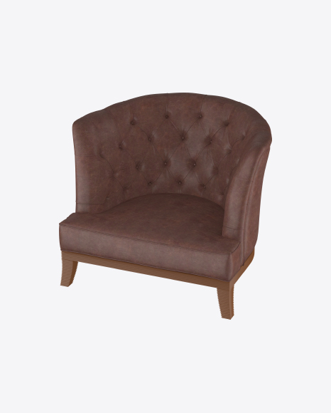 Leather Armchair PNG