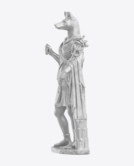 Hermanubis Statue PNG