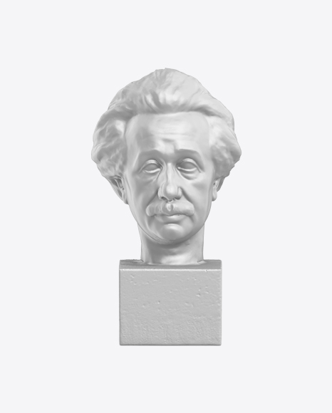Albert Einstein Bust PNG