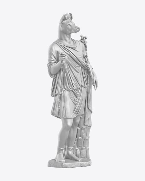 Hermanubis Statue PNG