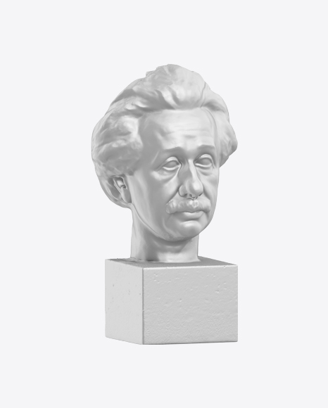 Albert Einstein Bust PNG