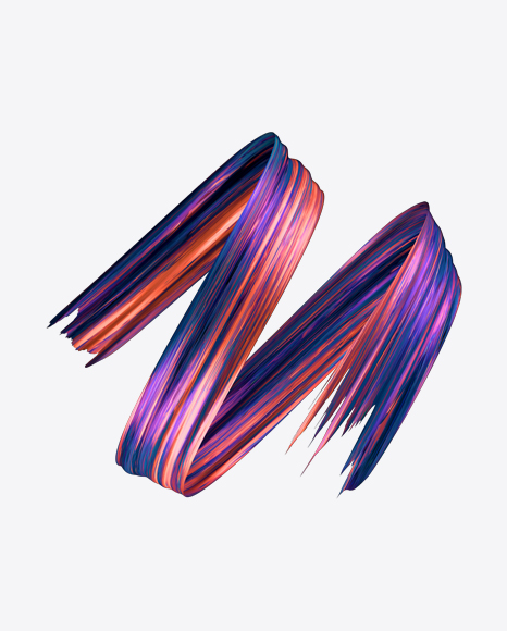 Colored Abstract Object PNG