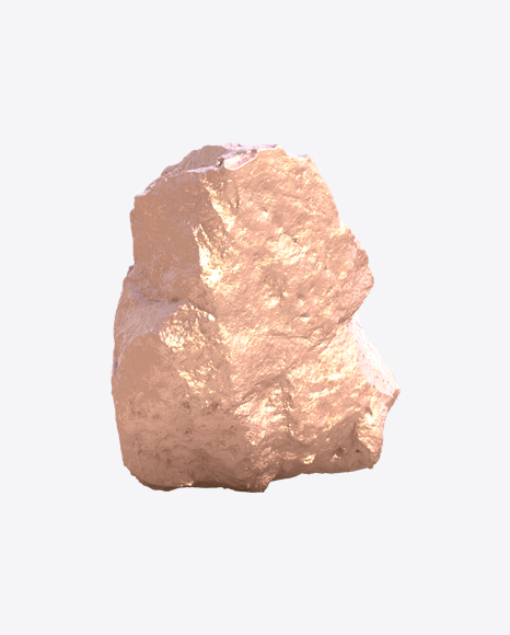 Golden Rough Rock PNG