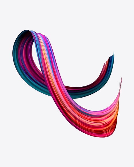 Colored Abstract Object PNG
