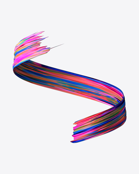 Colored Abstract Object PNG