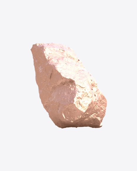 Golden Rough Rock PNG